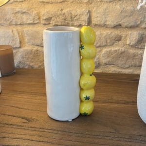 vase long citron