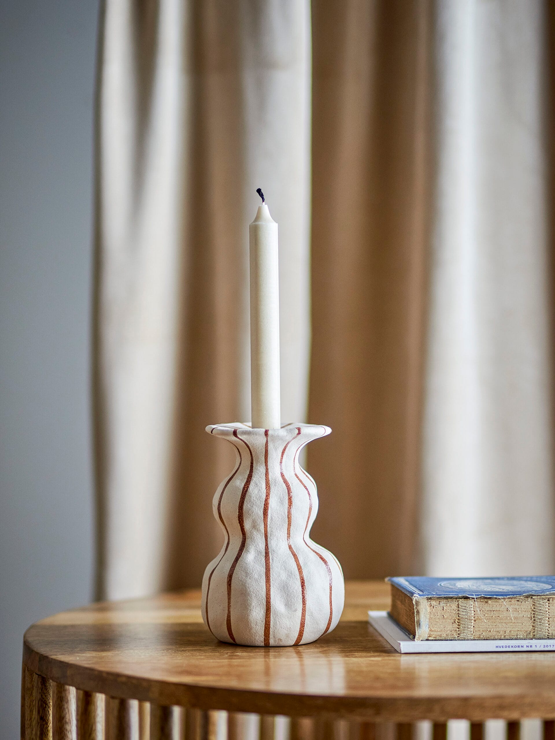 byron bougeoir, marron, grès byron bougeoir, marron, grès