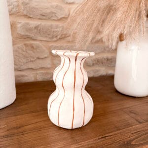 Accueil byron bougeoir, marron, grès